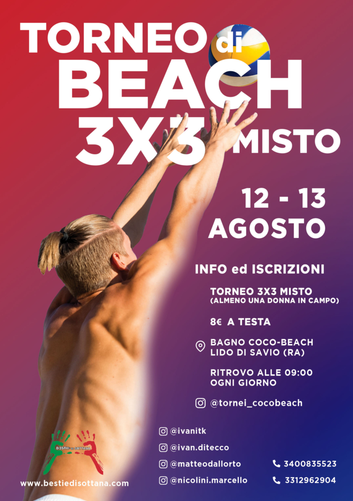 Volantino Torneo Beach Volley 2023